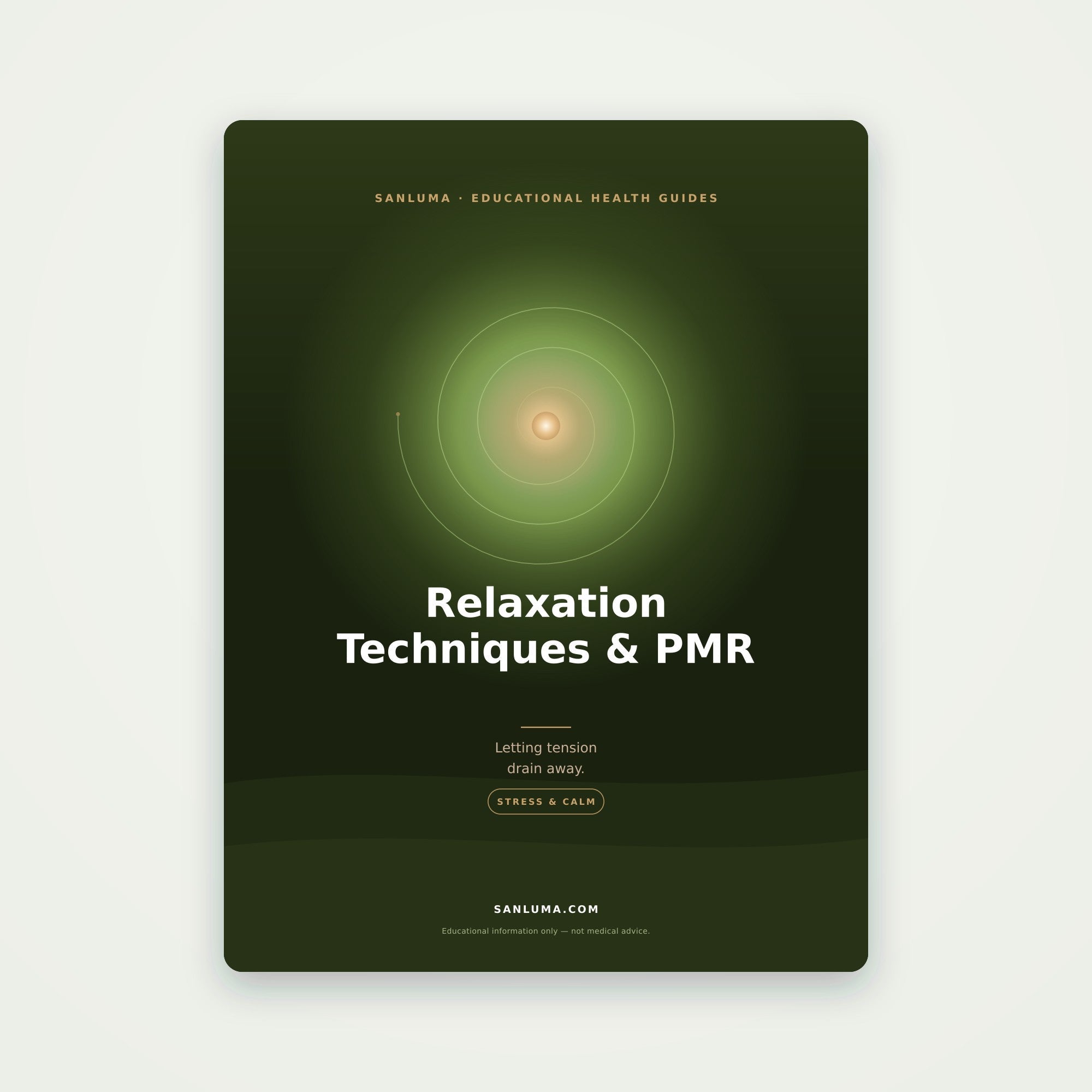 Relaxation Techniques & Progressive Muscle Relaxation | SanLuma health guide cover