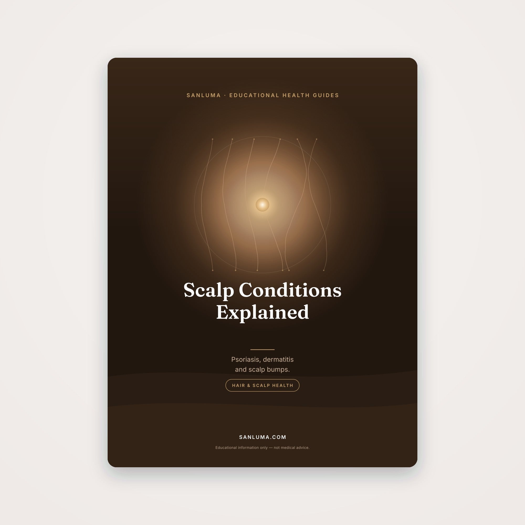 Scalp Conditions: Psoriasis, Dermatitis & Folliculitis | SanLuma health guide cover