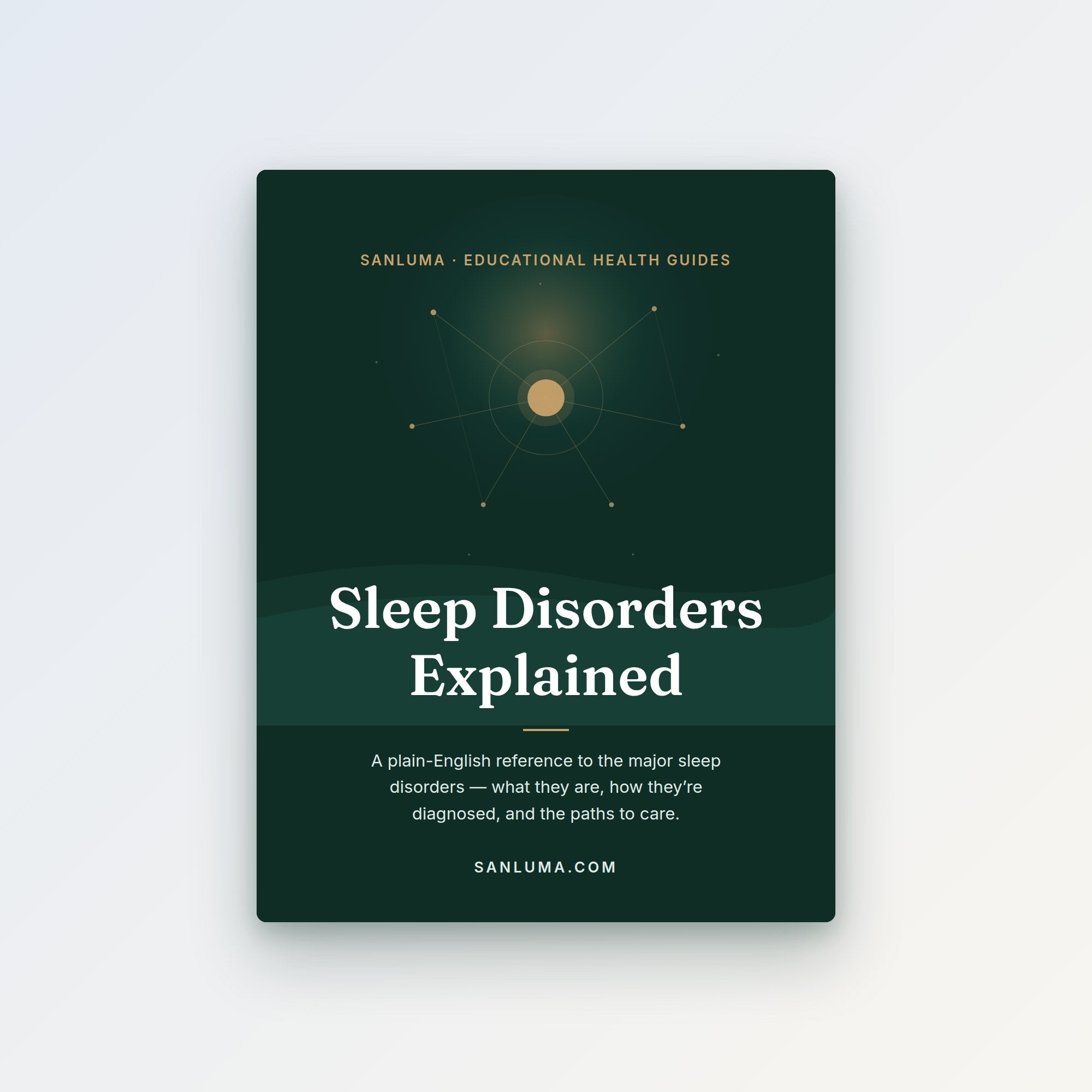 Sleep Disorders Explained — educational reference PDF guide by SanLuma
