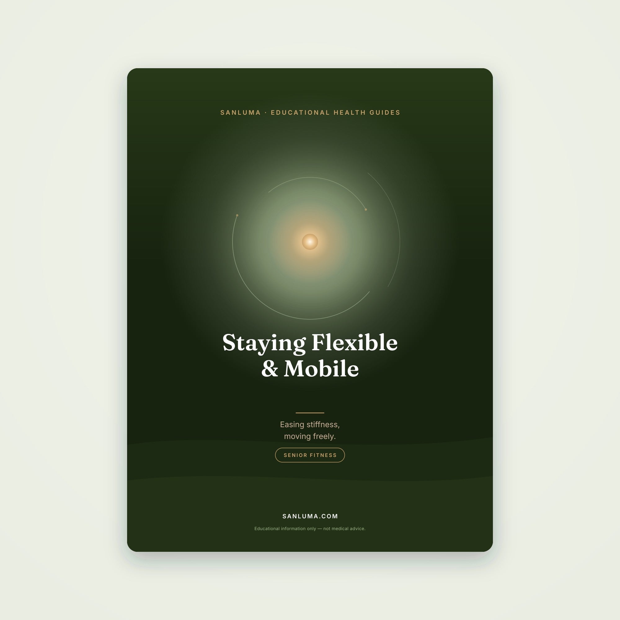 Staying Flexible & Mobile | SanLuma health guide cover