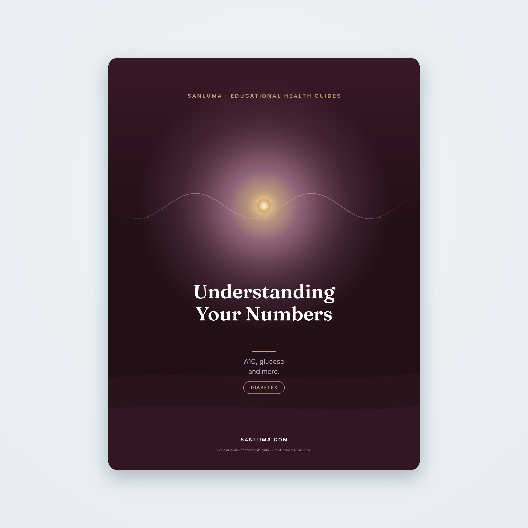 Understanding Your Numbers — A1C, Glucose & More | SanLuma health guide cover