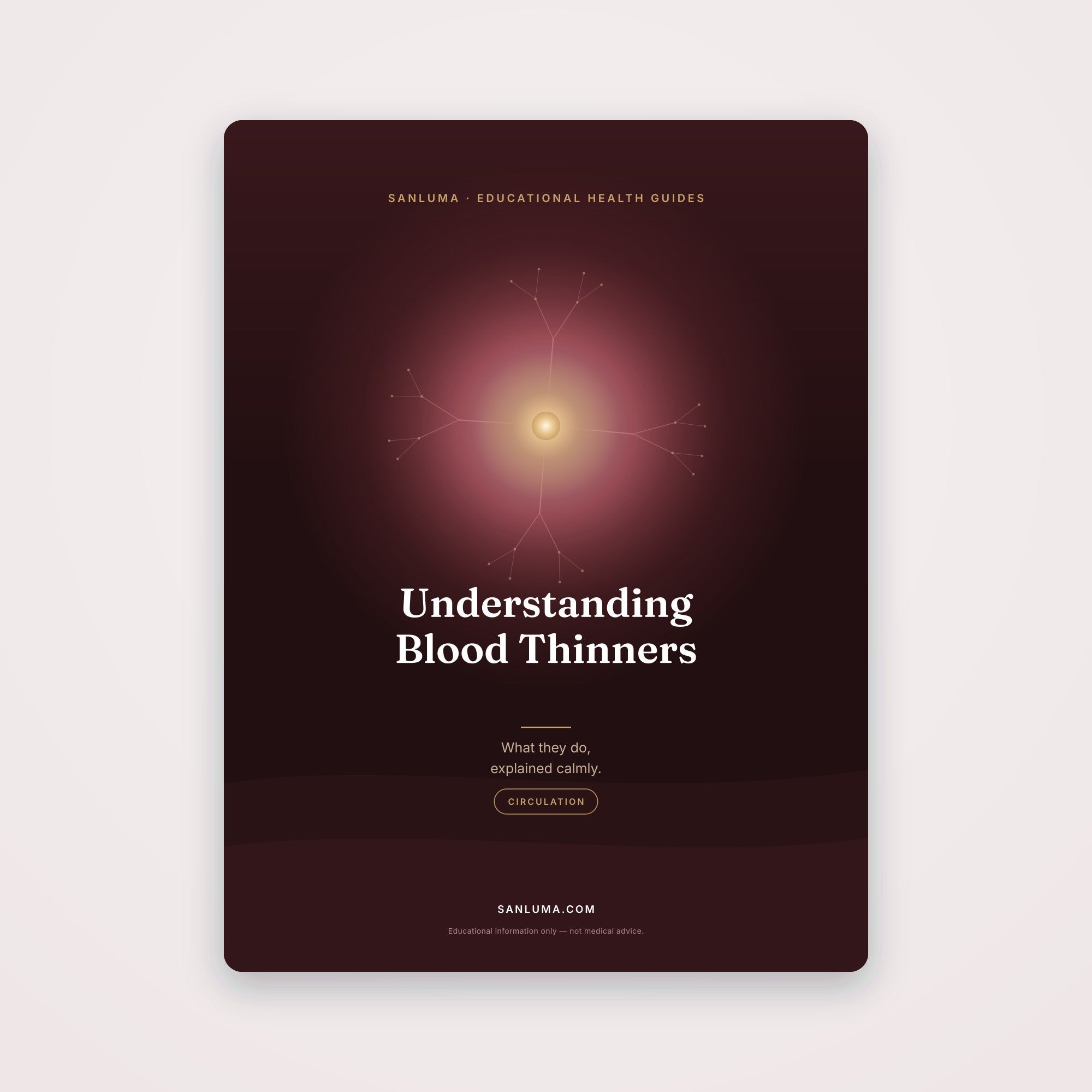 Understanding Blood Thinners | SanLuma health guide cover