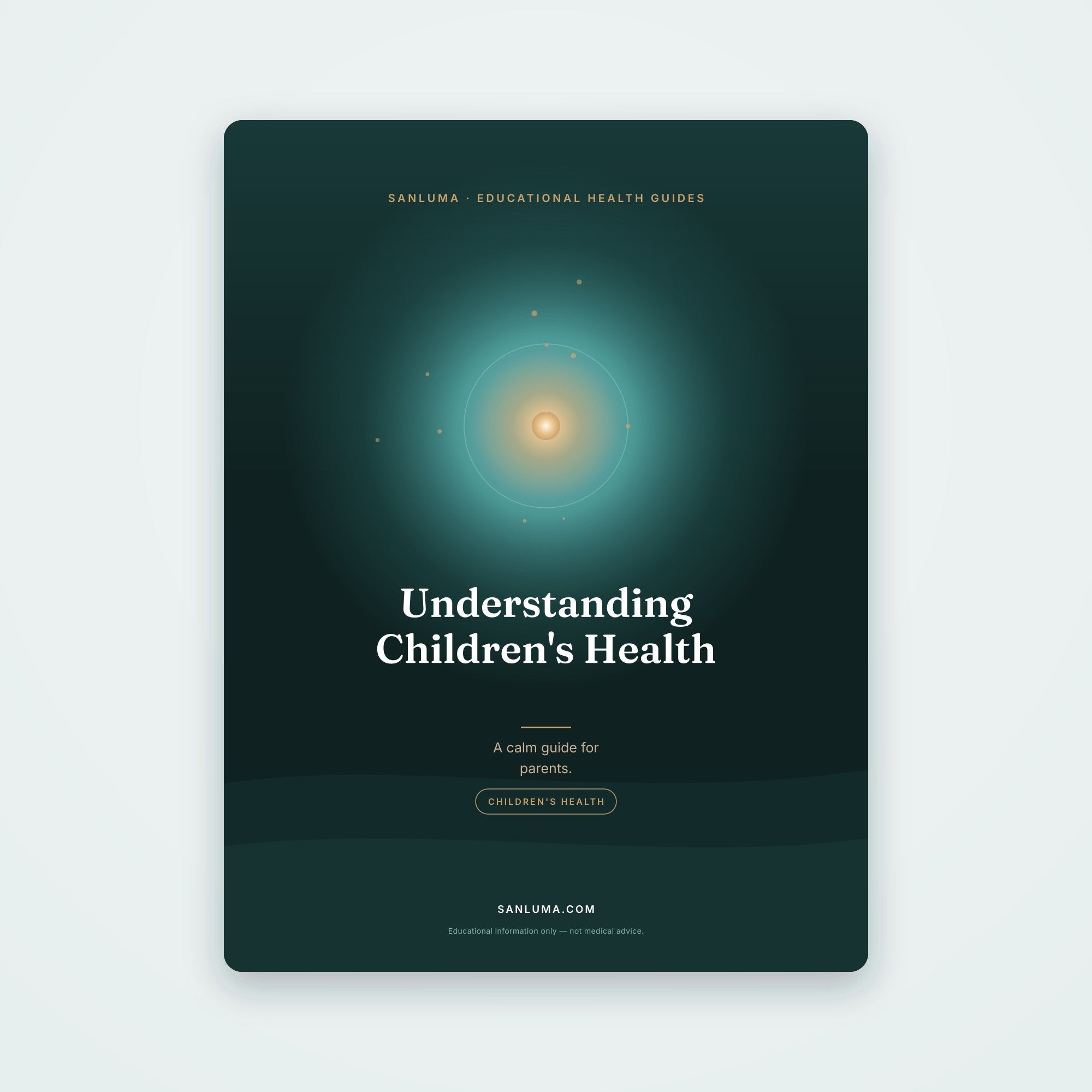 Understanding Children's Health — A Guide for Parents | SanLuma health guide cover