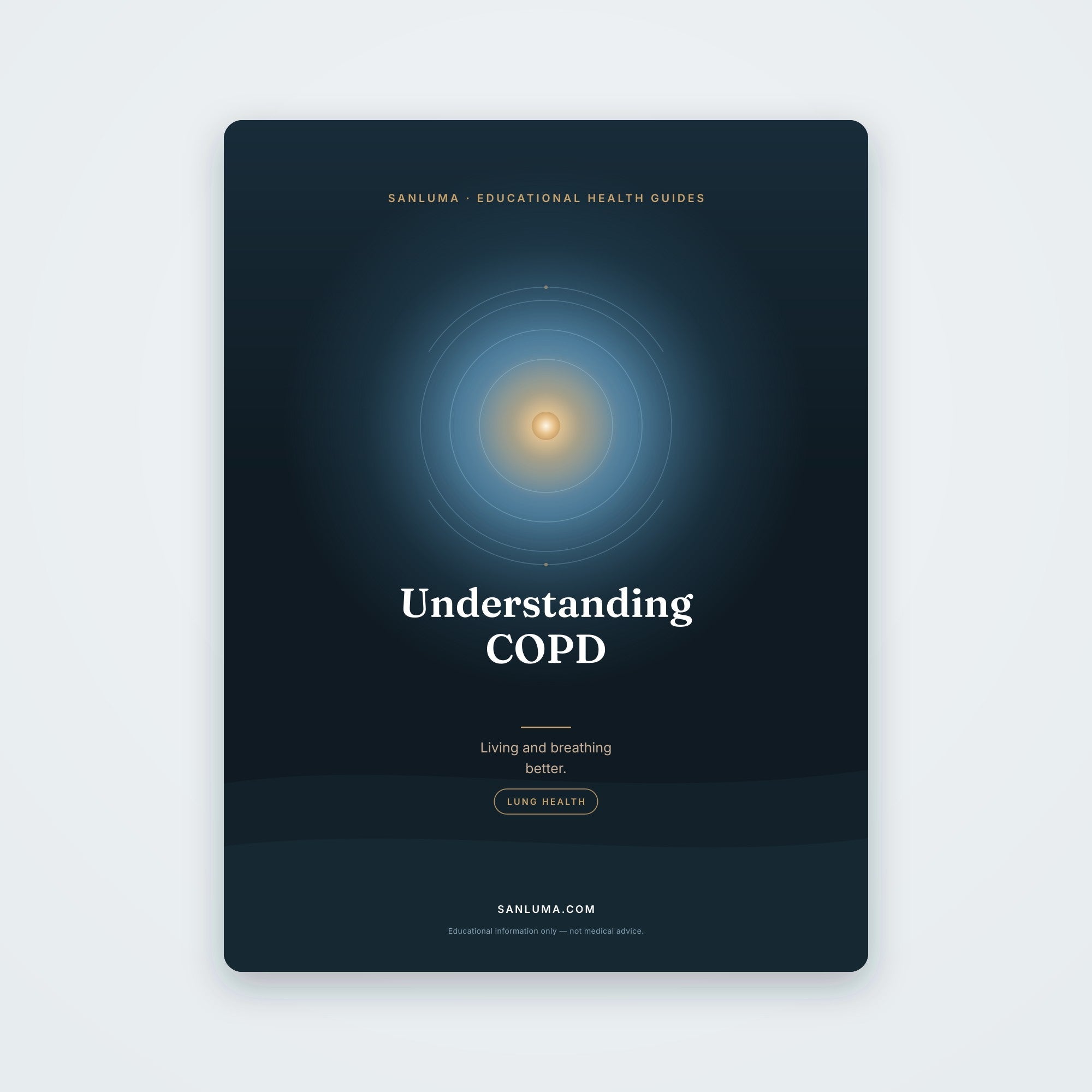 Understanding COPD | SanLuma health guide cover