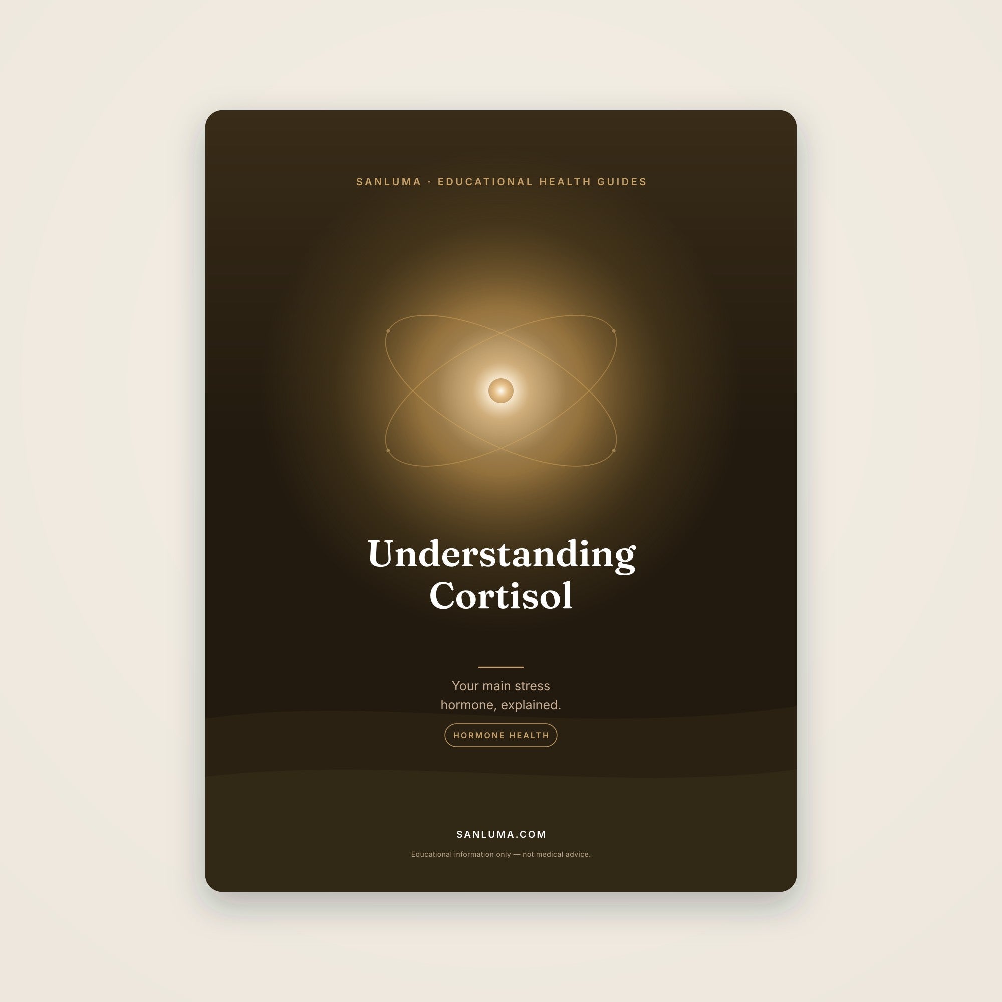 Understanding Cortisol — Your Stress Hormone | SanLuma health guide cover