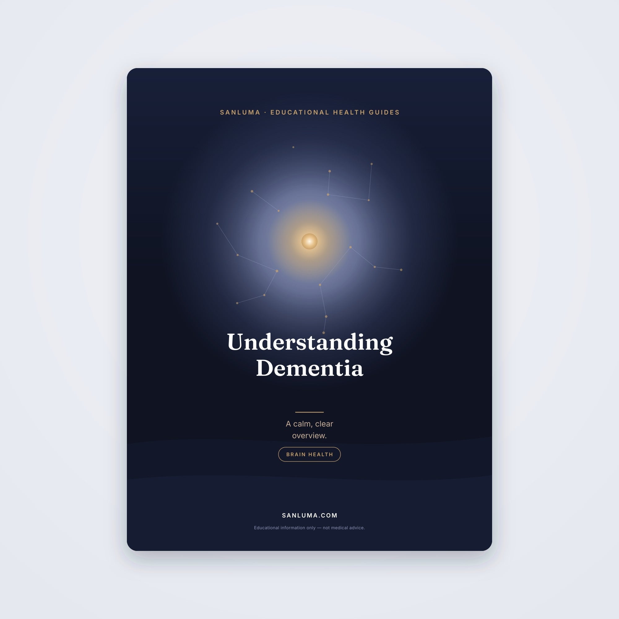 Understanding Dementia & Cognitive Decline | SanLuma health guide cover