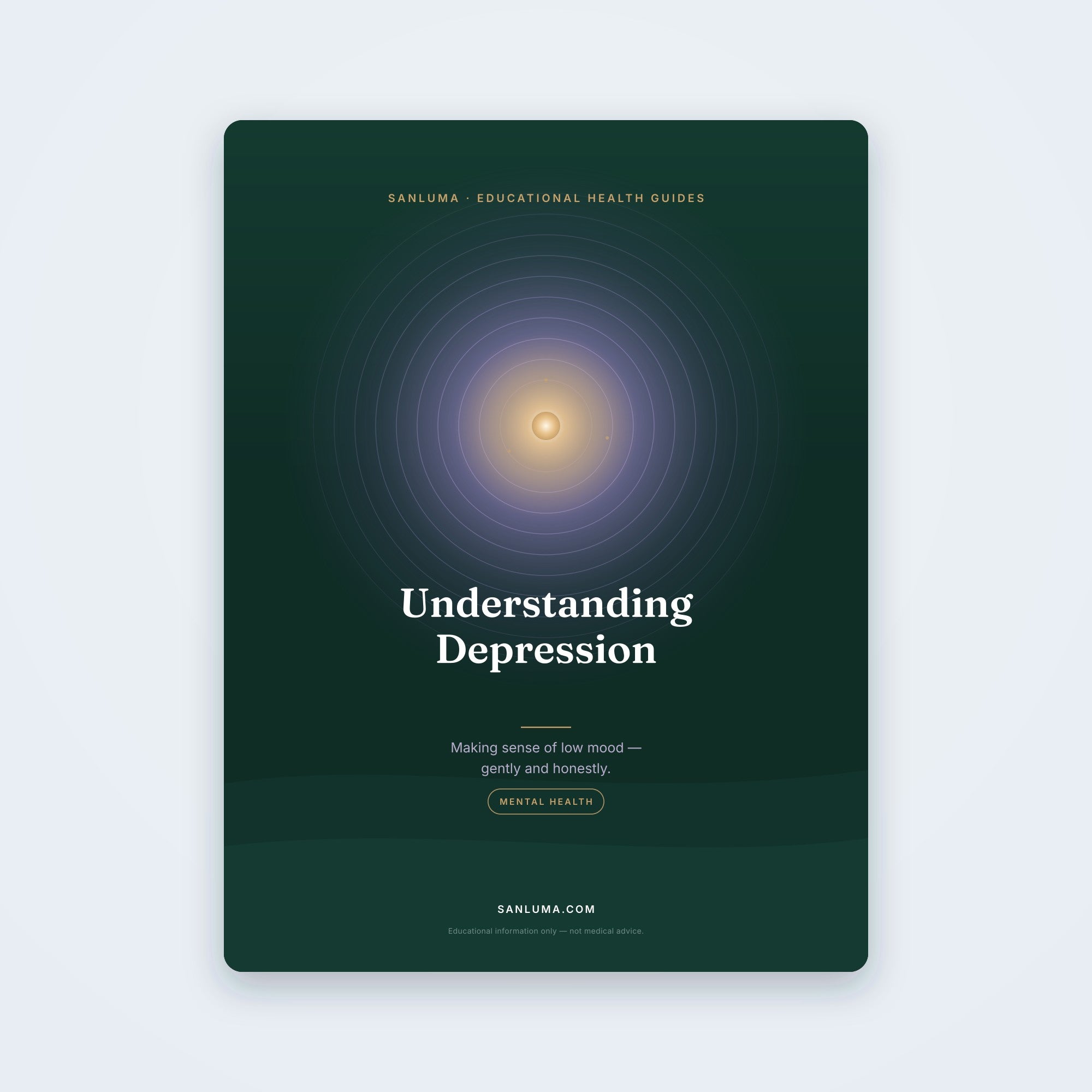 Understanding Depression — Making Sense of Low Mood — educational PDF guide by SanLuma