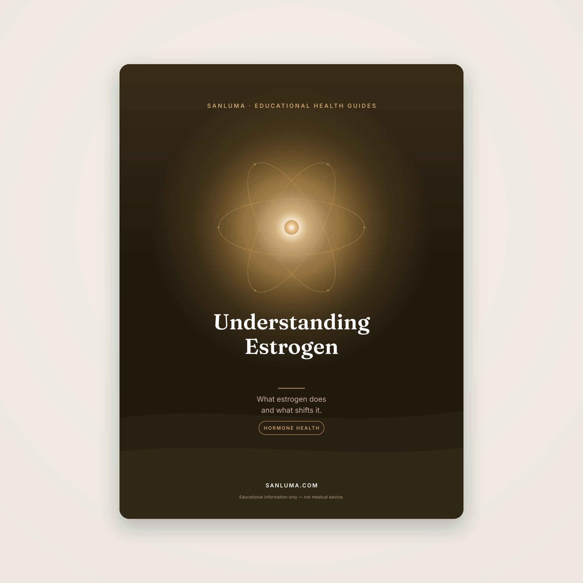 Understanding Estrogen — A Complete Guide | SanLuma health guide cover