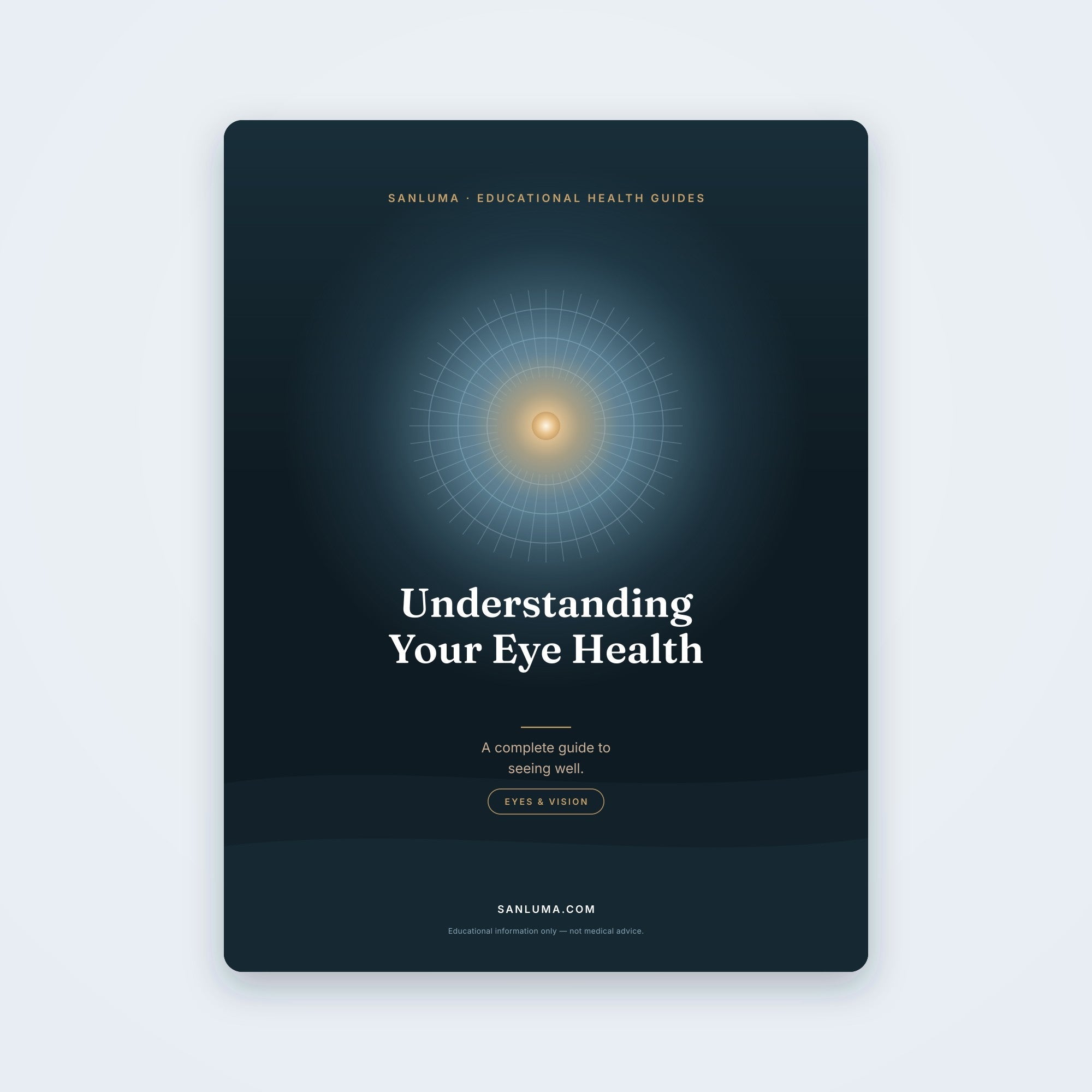 Understanding Your Eye Health — A Complete Guide | SanLuma health guide cover