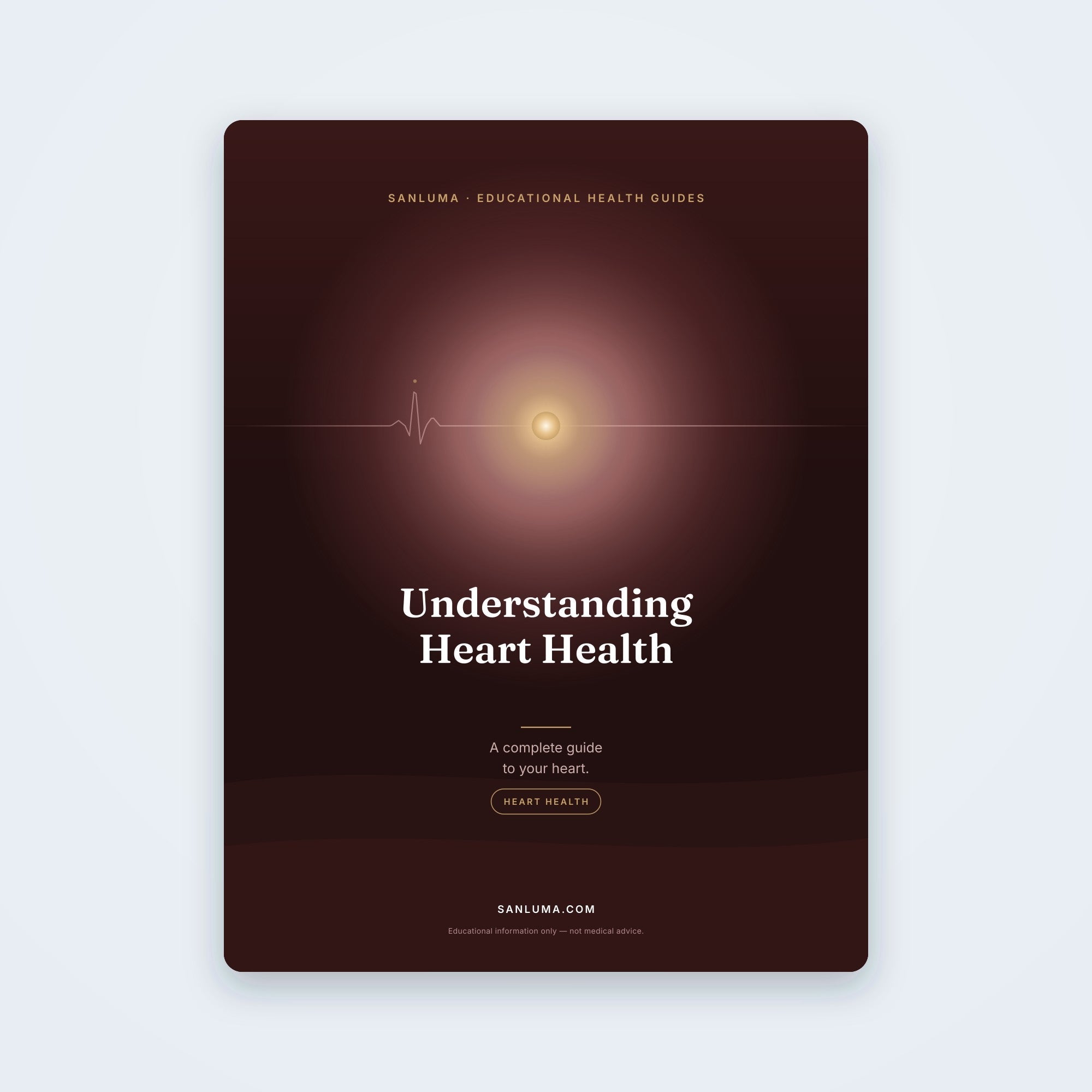 Understanding Heart Health — A Complete Guide | SanLuma health guide cover