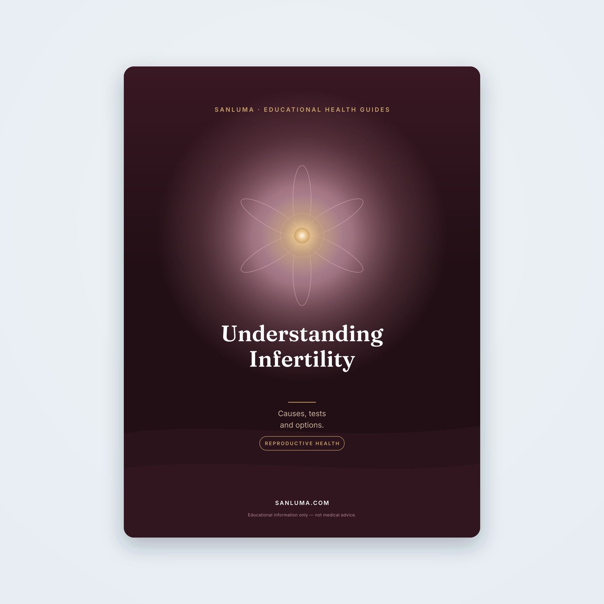 Understanding Infertility — Causes, Tests & Options | SanLuma health guide cover