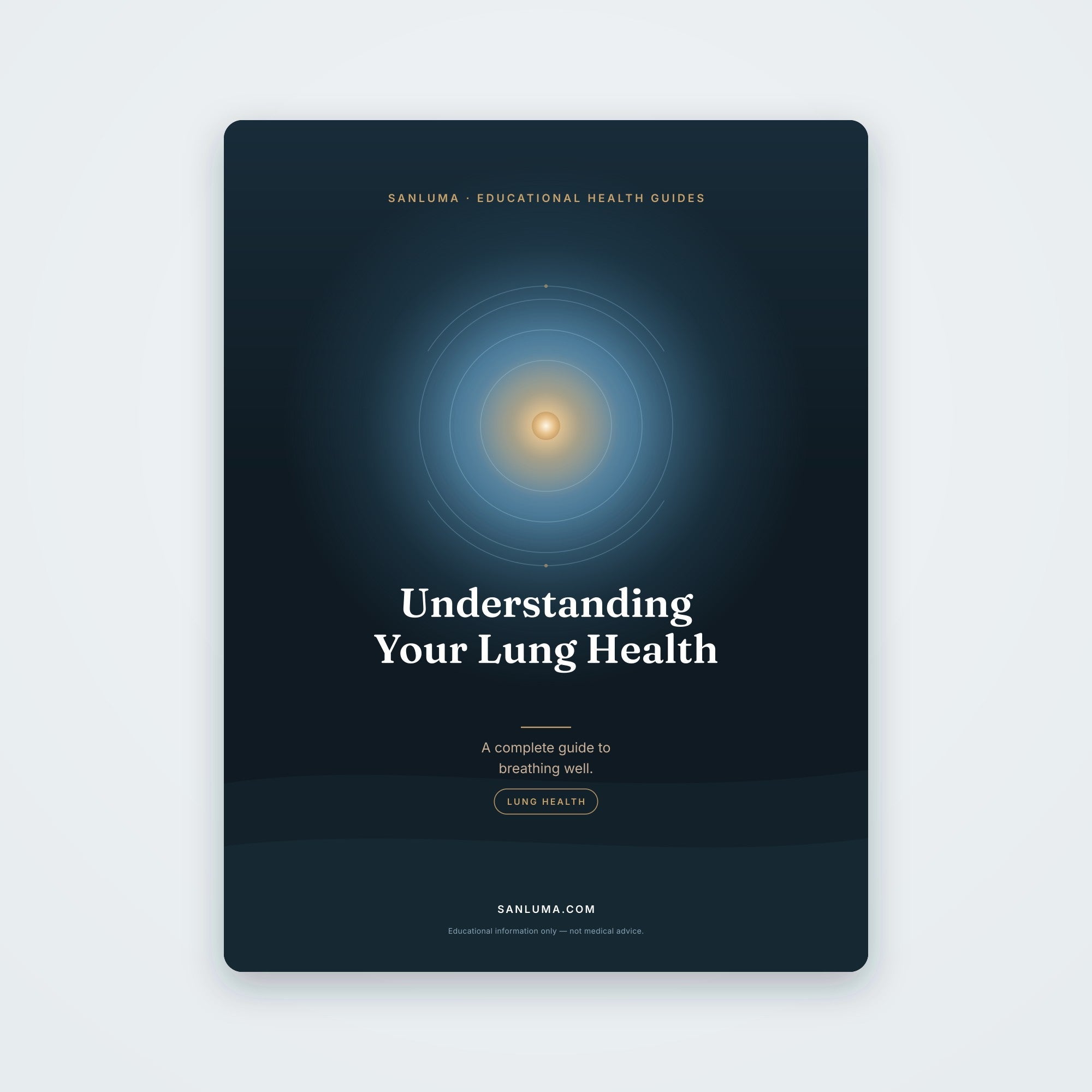 Understanding Your Lung Health — A Complete Guide | SanLuma health guide cover