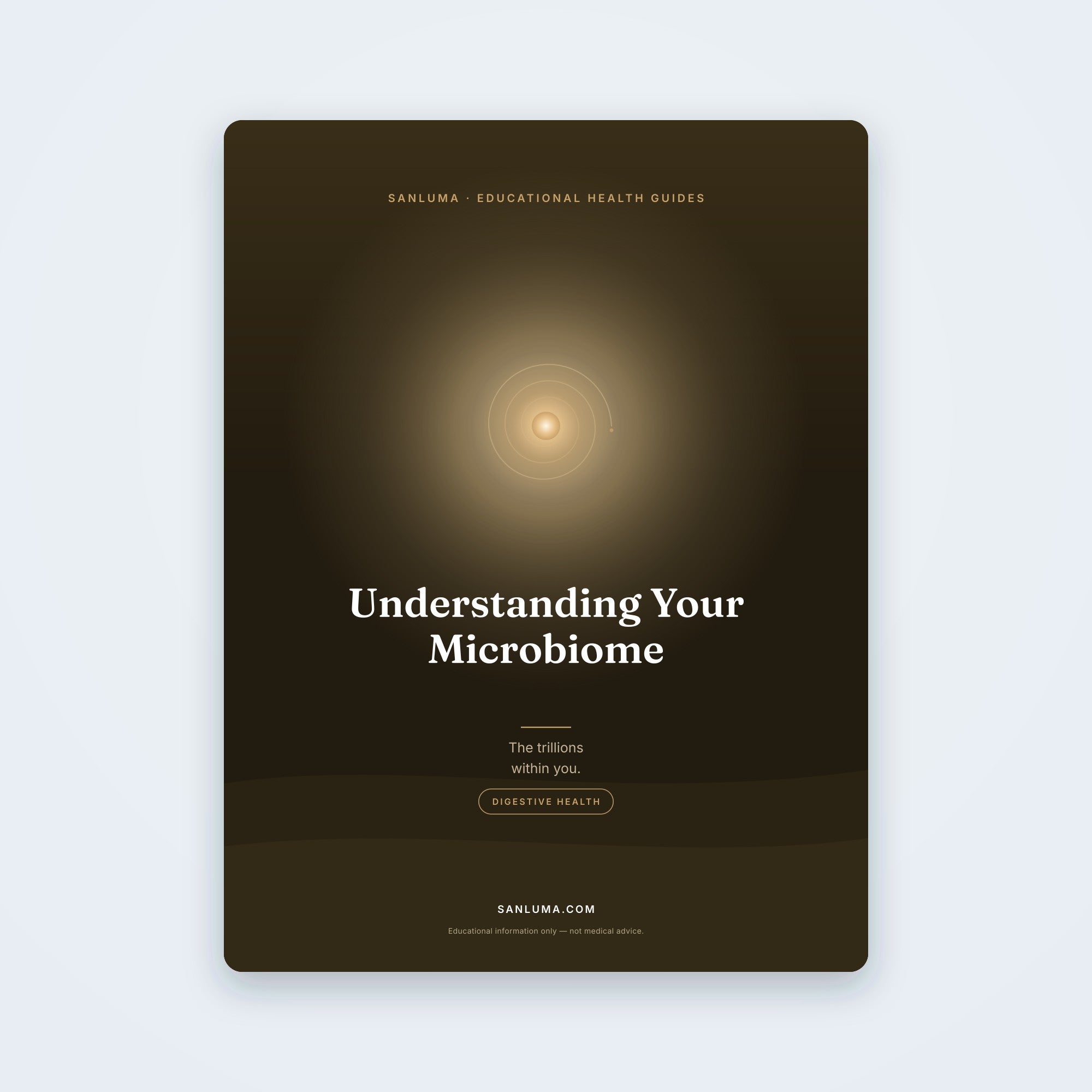 Understanding Your Microbiome | SanLuma health guide cover