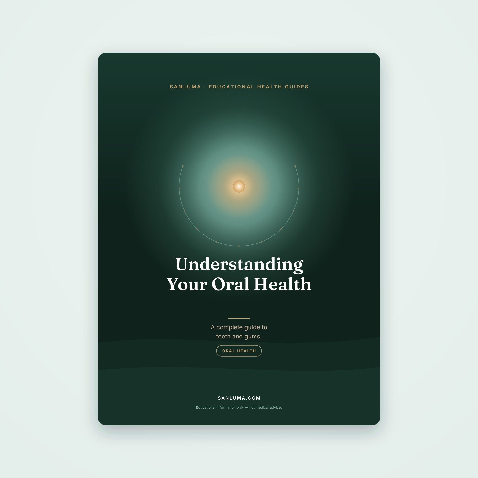 Understanding Your Oral Health — A Complete Guide | SanLuma health guide cover
