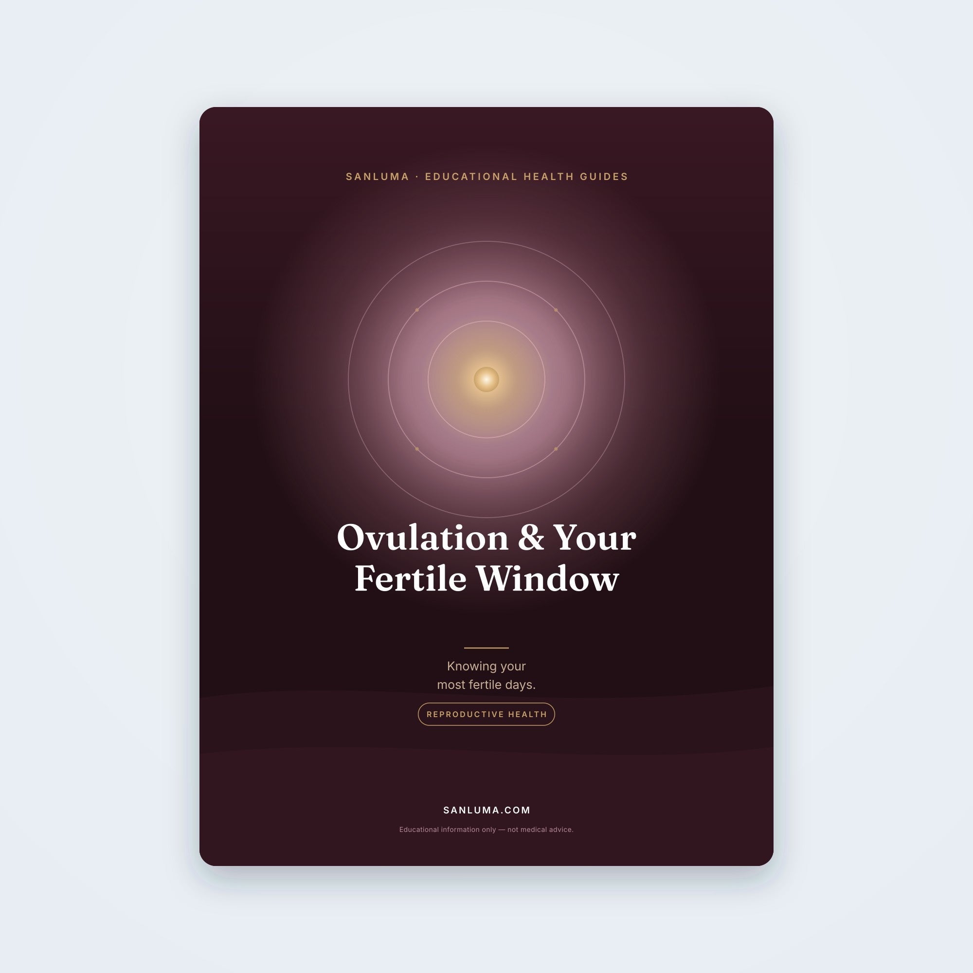 Understanding Ovulation & Your Fertile Window | SanLuma health guide cover