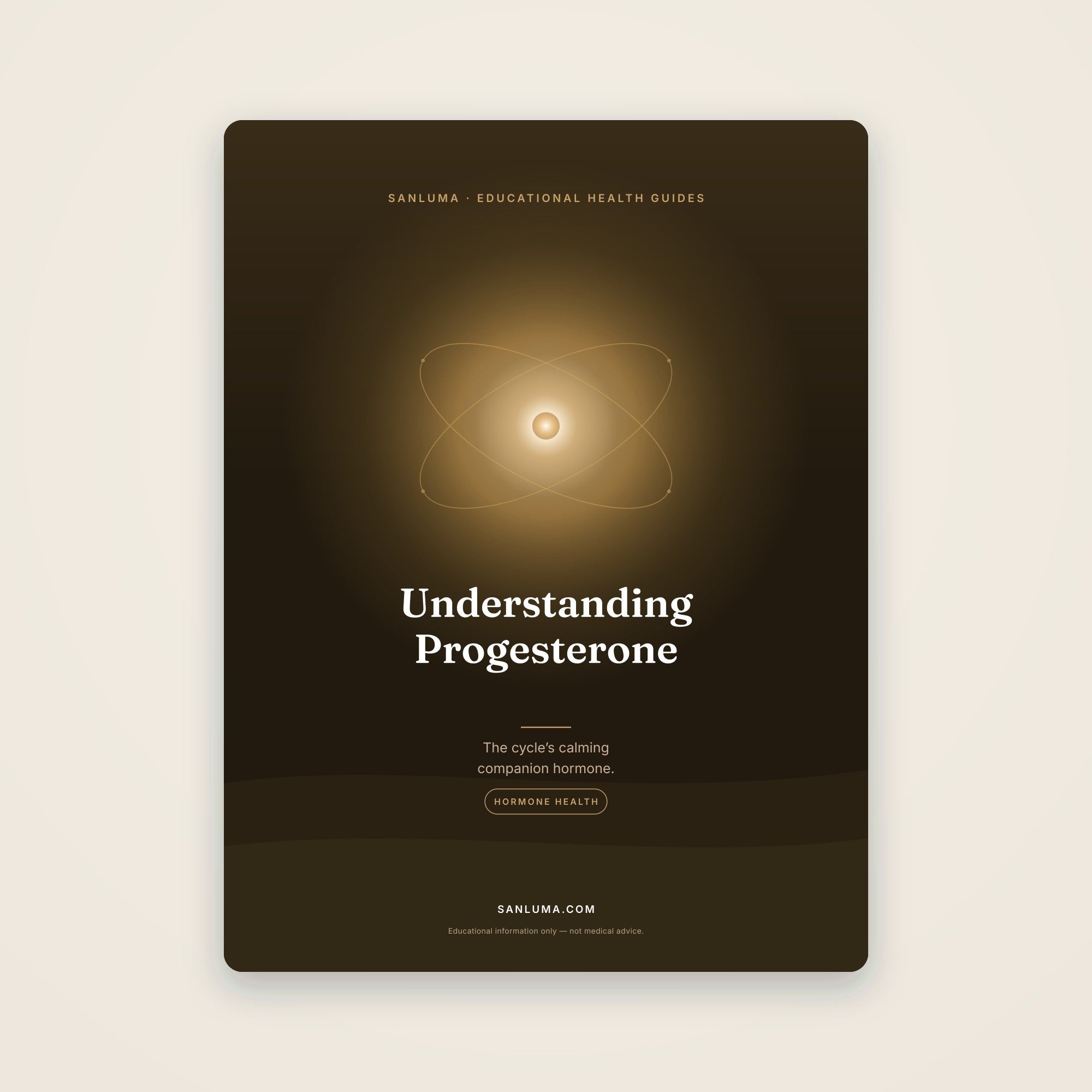 Understanding Progesterone — A Complete Guide | SanLuma health guide cover