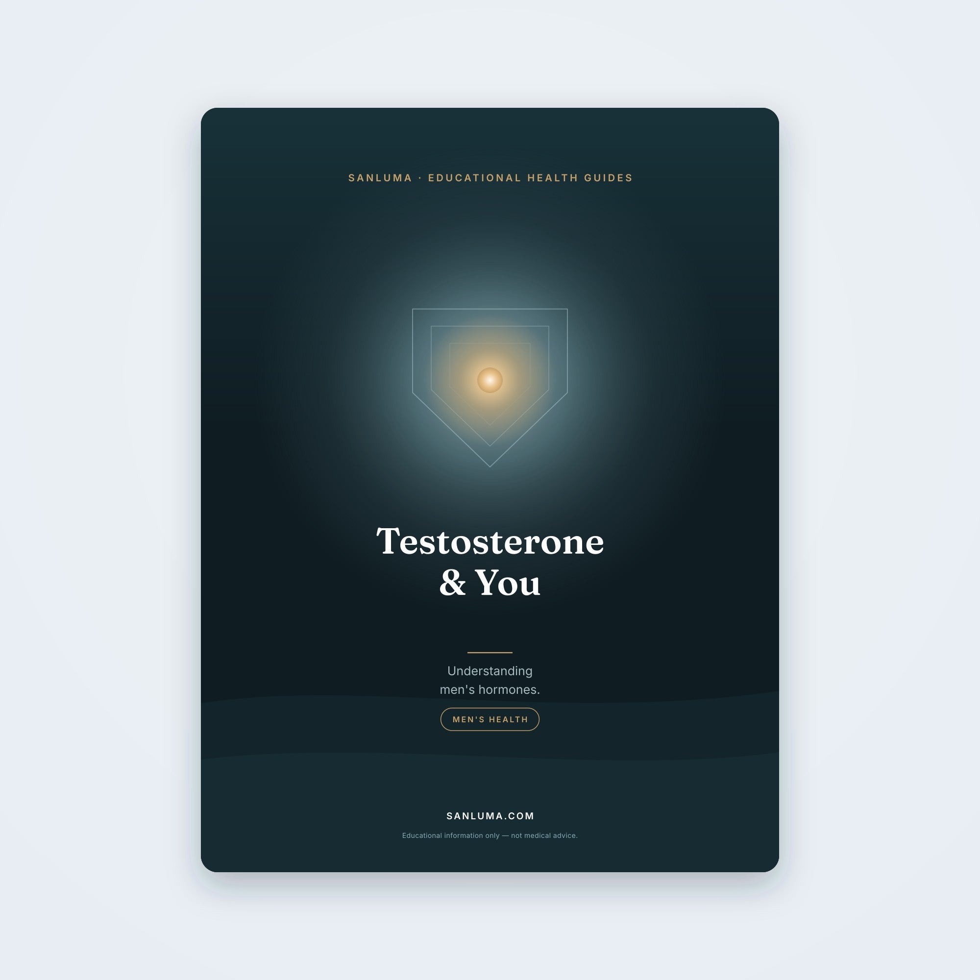 Testosterone & You — Understanding Men's Hormones | SanLuma health guide cover