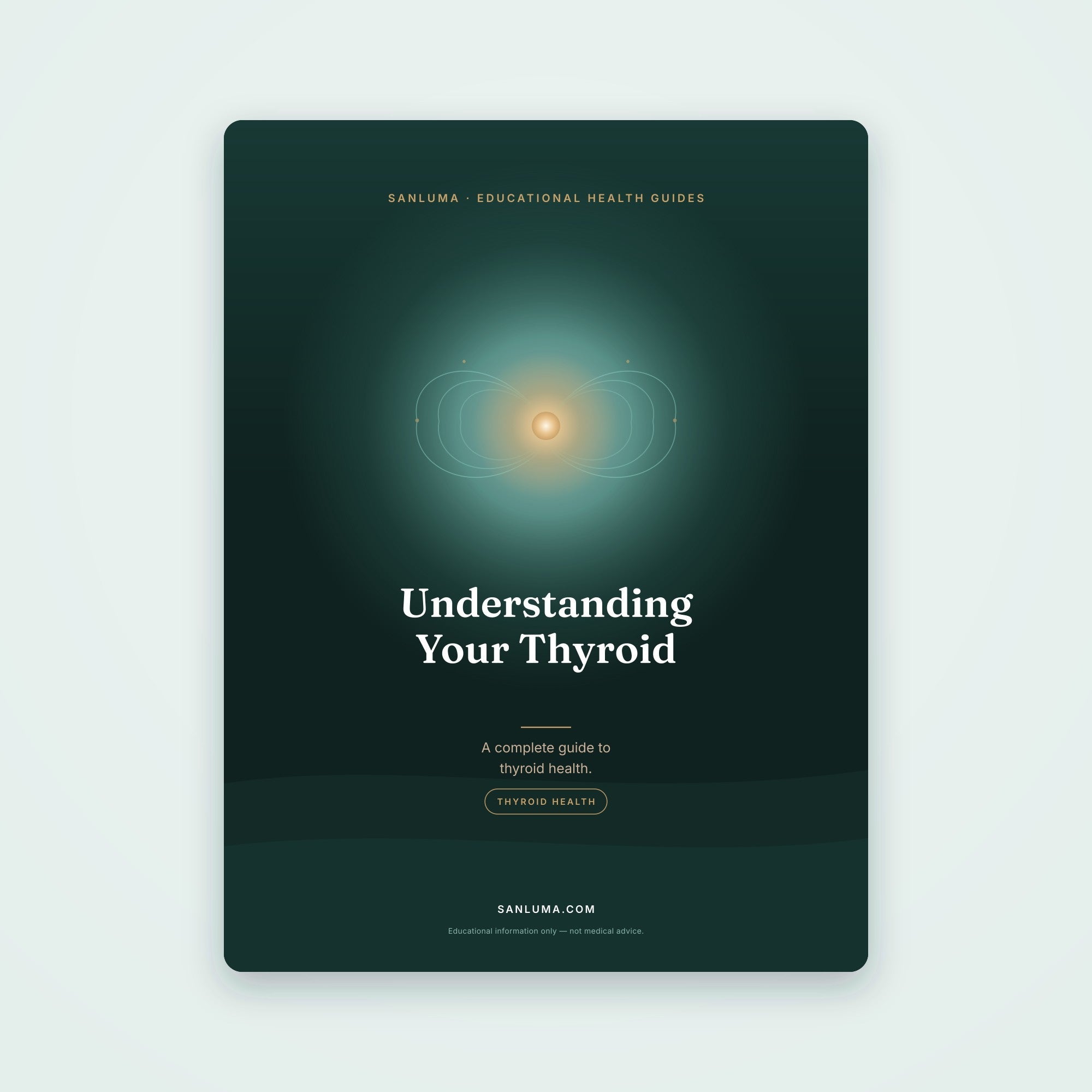 Understanding Your Thyroid — A Complete Guide | SanLuma health guide cover
