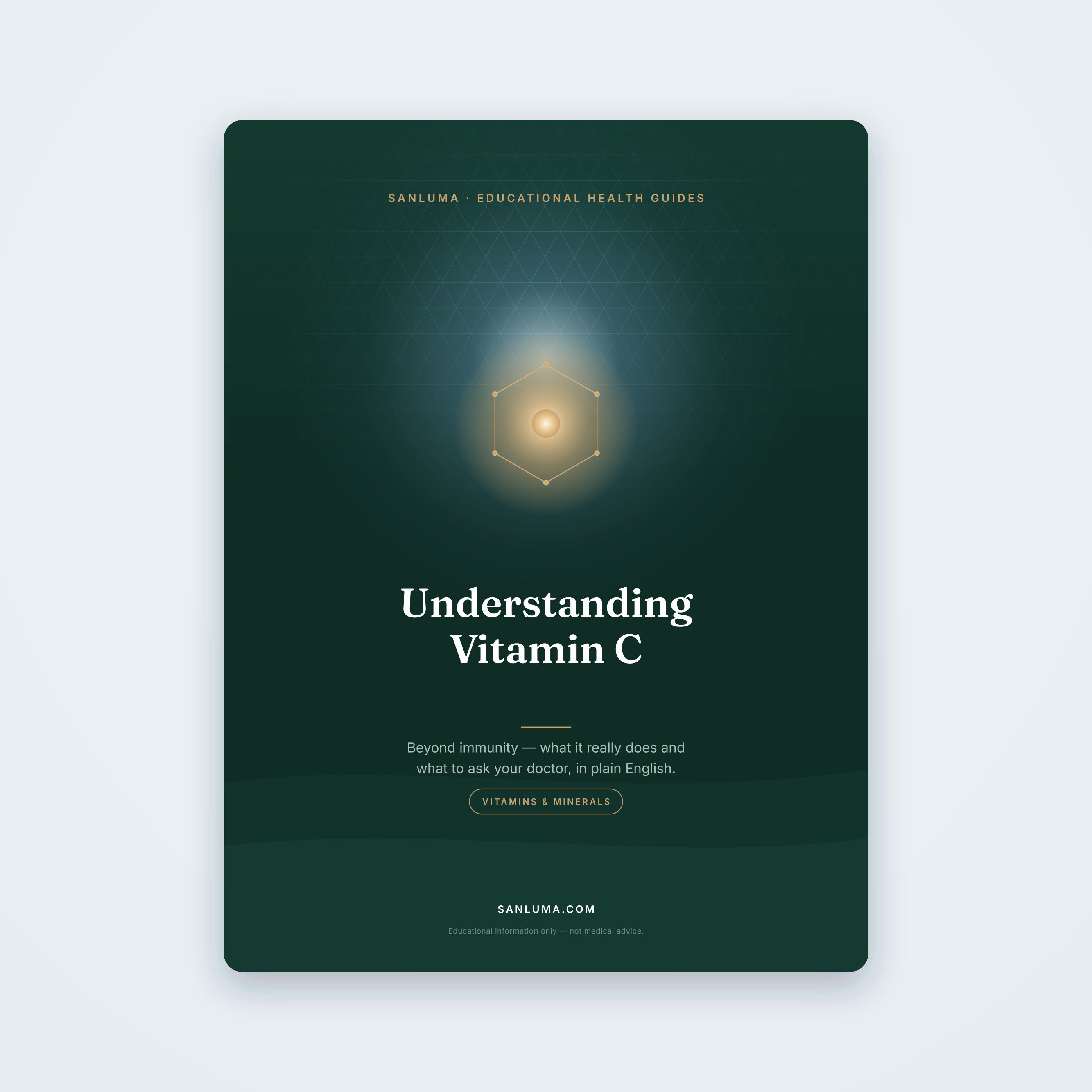 Understanding Vitamin C — educational PDF guide by SanLuma