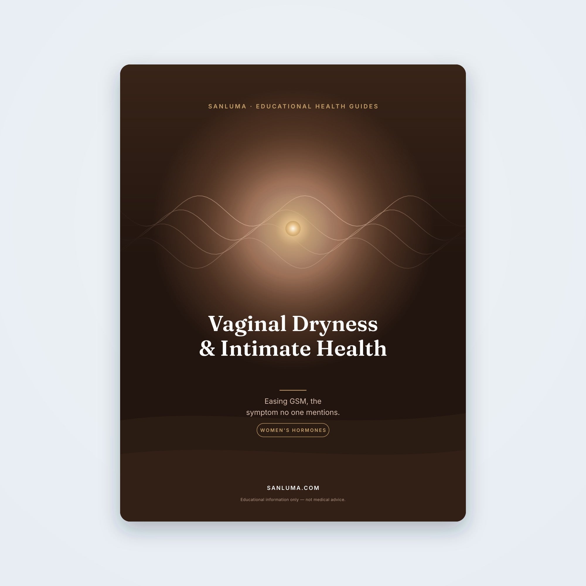 Vaginal Dryness & Intimate Health (GSM) | SanLuma health guide cover