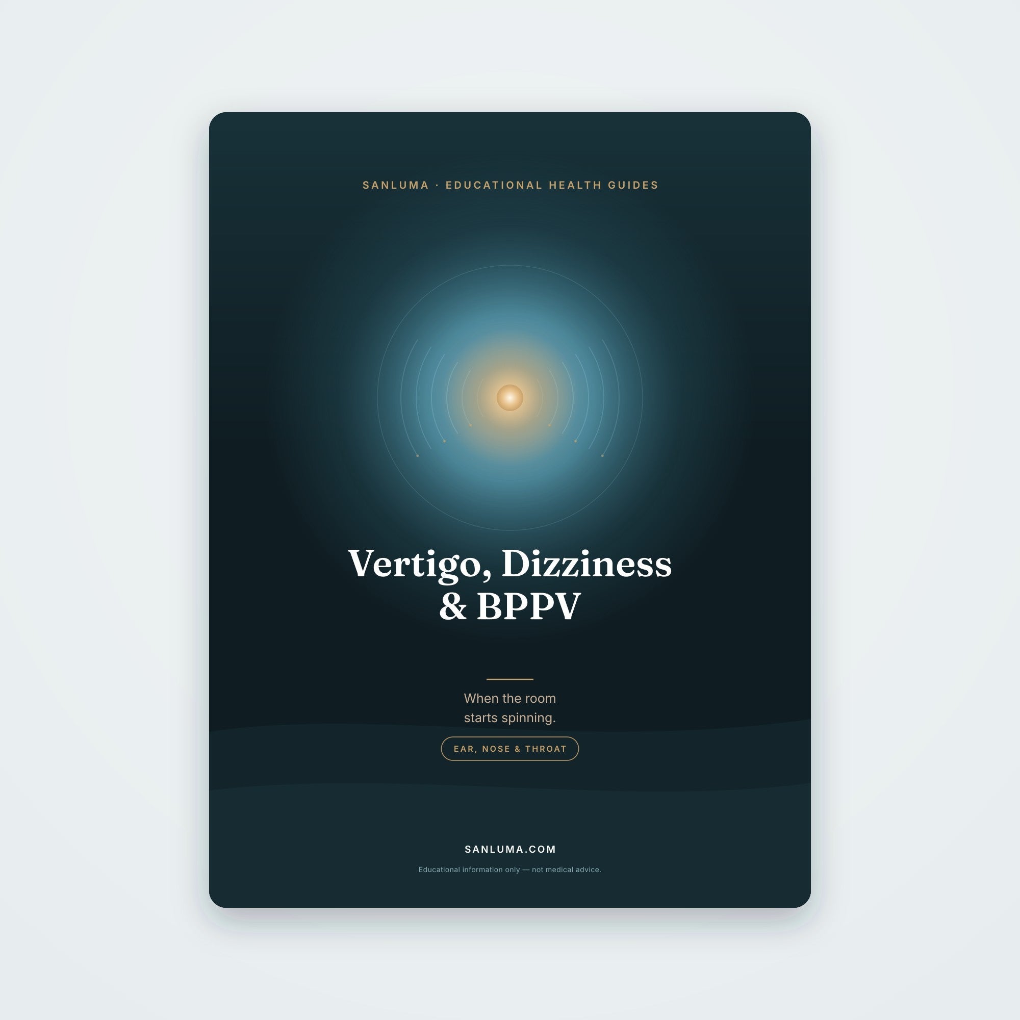 Vertigo, Dizziness & BPPV | SanLuma health guide cover