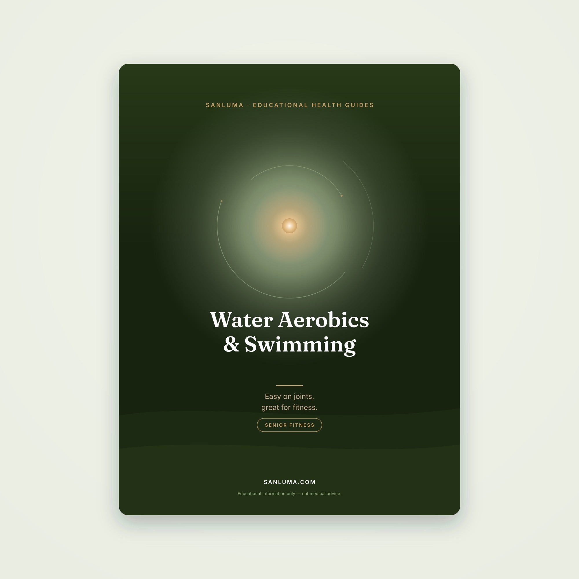 Water Aerobics & Swimming for Seniors | SanLuma health guide cover