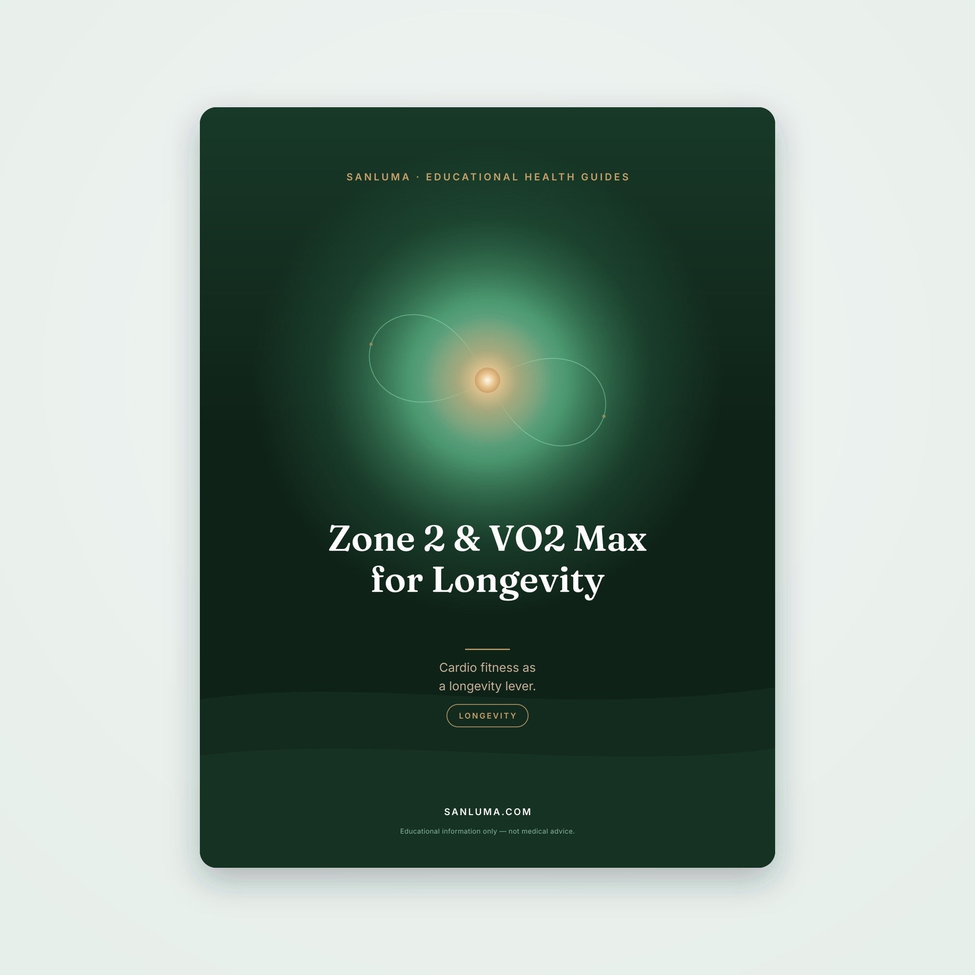 Zone 2 & VO2 Max — Cardio Fitness for a Longer Life | SanLuma health guide cover